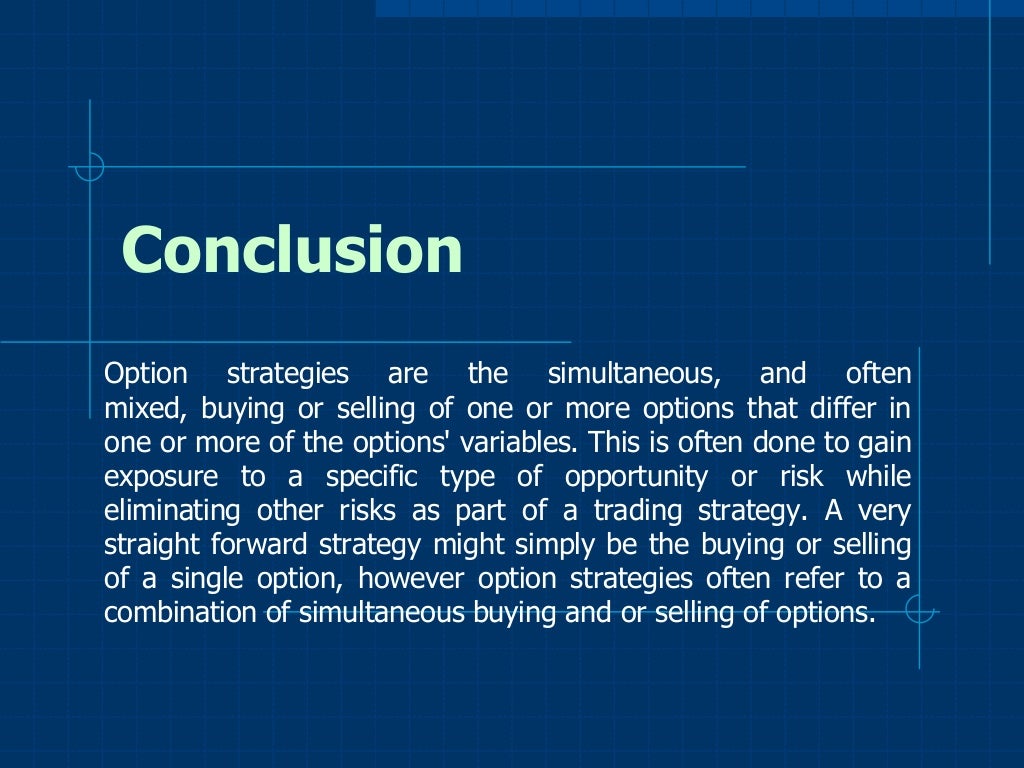 Option Strategies