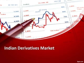 Indian Derivatives Market
 