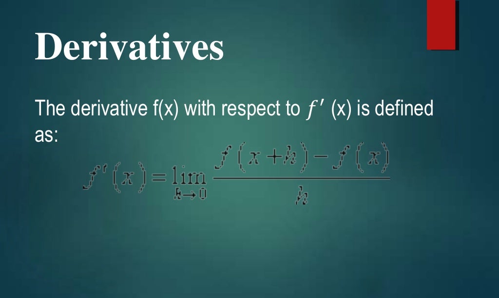 Basic Calculus 11 - Derivatives and Differentiation Rules