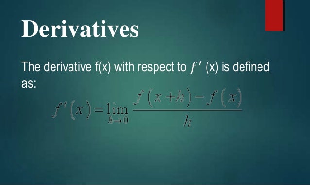 Basic Calculus 11 - Derivatives and Differentiation Rules