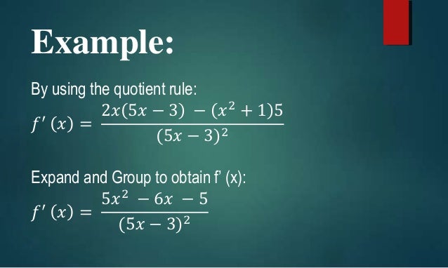 Basic Calculus 11 - Derivatives and Differentiation Rules