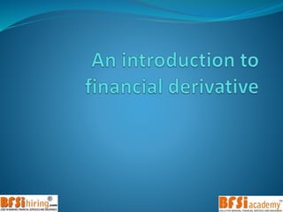 Derivatives - Basics | PPTX