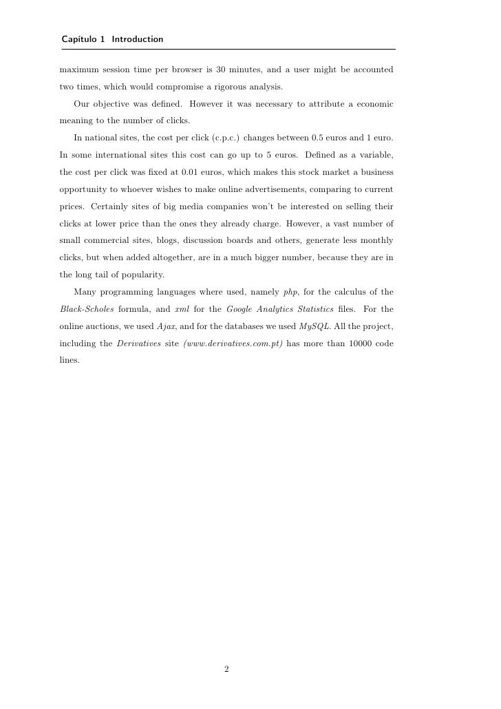 Masters thesis math