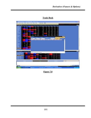 Derivatives (Futures & Options)




Trade Book




Figure 7.8




 101
 