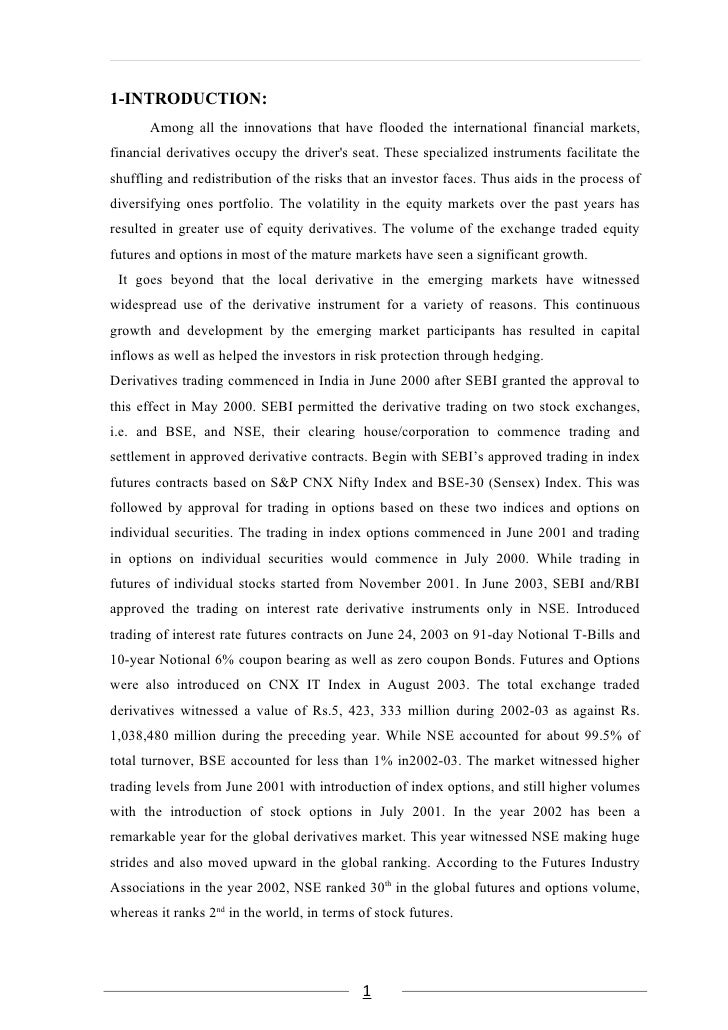 Forex derivatives market in india