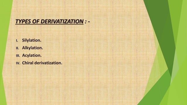 Derivatization in HPLC & GC | PPTX | Chemistry | Science