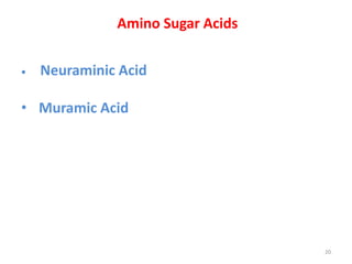 Derived carbohydrates | PPTX