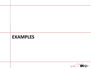 EXAMPLES

 