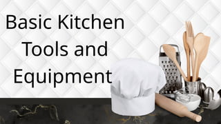 Materials of kitchen utensils and equipment | PPTX