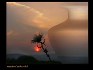 manchmal zerbrechlich 
 