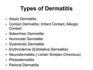 Dermatitis Classification Comprehensive Overview of Atopic Dermatitis: Causes, Symptoms, and ...