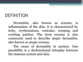 Dermatitis ! | PPT