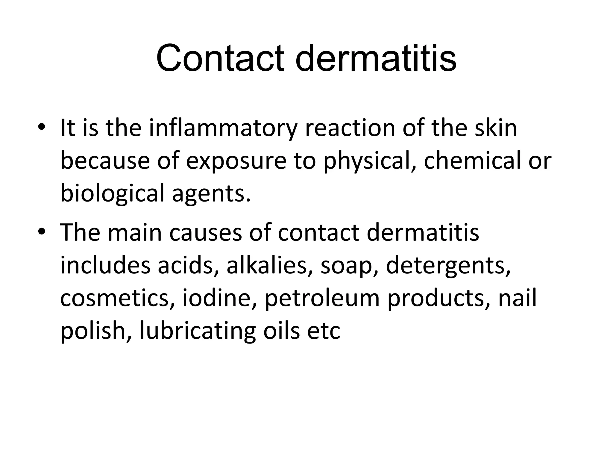 Dermatitis | PPTX