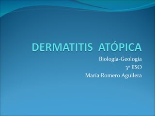 Biología-Geología 3º ESO María Romero Aguilera 