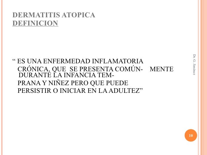 La eccema la diagnosis la clínica el tratamiento