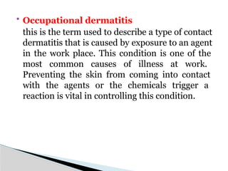dermatitis power point presentation .pptx