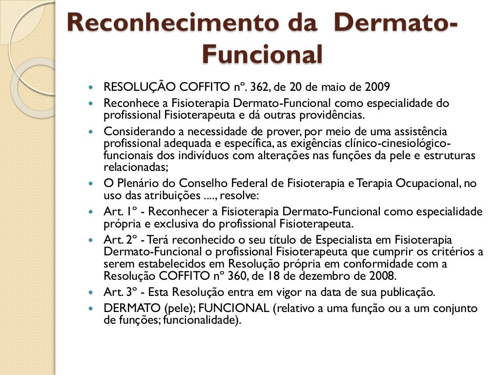 Dermato funcional