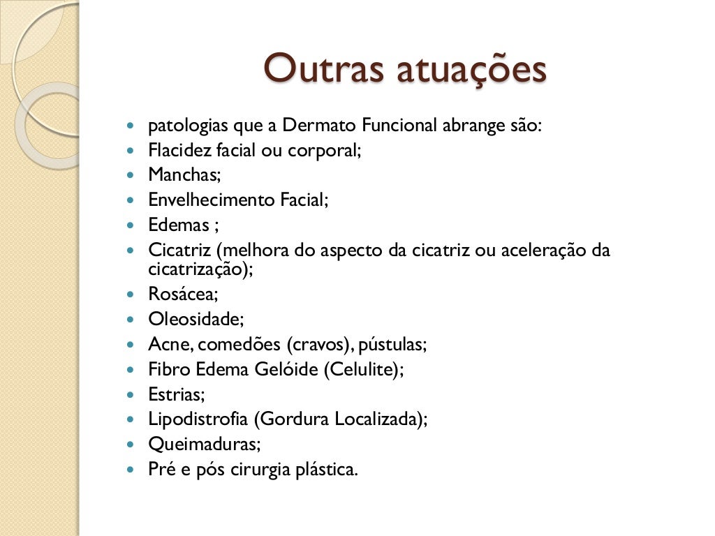 Dermato funcional