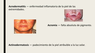 Terminología médica avanzada, dermatología | PPTX