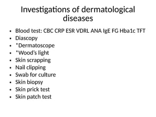 Comprehensive Dermatology Clinic Guide: Diagnosis, Common Conditions ...