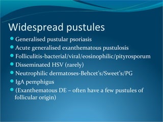 Dermatology emergencies grand rounds | PPT