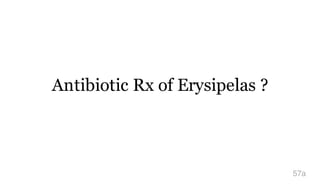 Antibiotic Rx of Erysipelas ?
57a
 