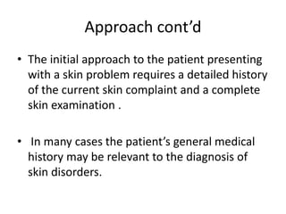 Dermatology lecture notes | PPTX