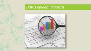 Datos epidemiológicos
 