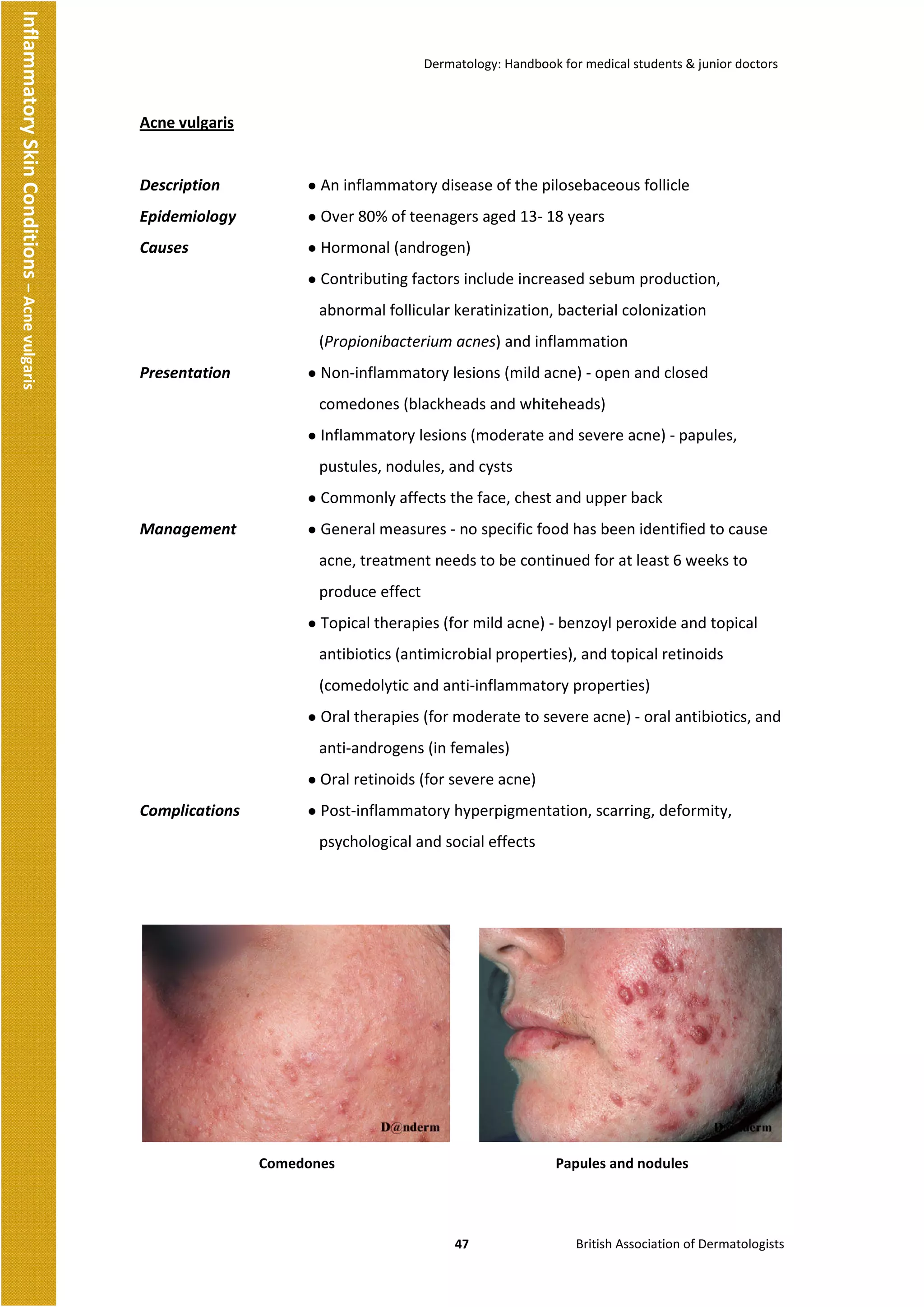 Dermatology Handbook.pdf Derm handbook for medical students and junior doctors 2010 | PDF
