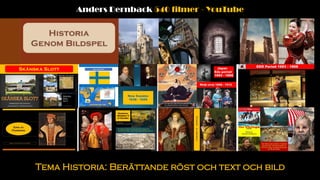 Anders Dernback 540 filmer - YouTube
Tema Historia: Berättande röst och text och bild
 
