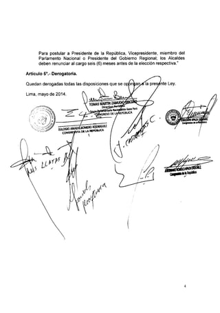 Derogatoria de los articulos