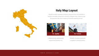 Italy Map Layout
Globally incubate standards compliant channels before into scalable in
benefits extensible testing fruit ...
