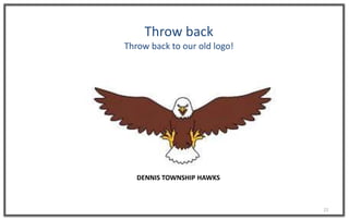 21
Throw back
Throw back to our old logo!
DENNIS TOWNSHIP HAWKS
 