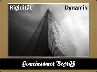 Rigidität Dynamik 
Gemeinsamer Begriff 
 