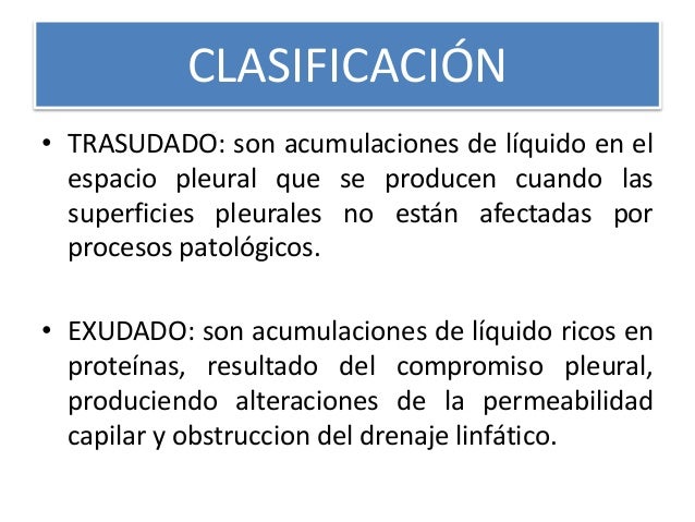 EXUDADO Y TRASUDADO DIFERENCIAS PDF