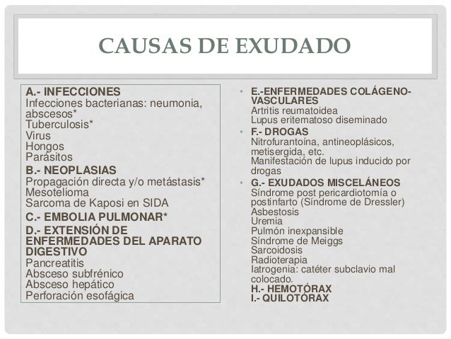 Derrame pleural y neumotorax 2018, Universidad Mayor de Derrame pleural y neumotorax 2018, Universidad Mayor de