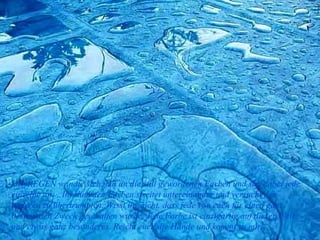 Der REGEN wandte sich nun an die still gewordenen Farben und sah dabei jede einzelne an: „Ihr dummen Farben streitet untereinander und versucht den anderen zu übertrumpfen. Wisst ihr nicht, dass jede von euch für einen ganz bestimmten Zweck geschaffen wurde. Jede Farbe ist einzigartig auf dieser Welt und etwas ganz besonderes. Reicht euch die Hände und kommt zu mir.“ 