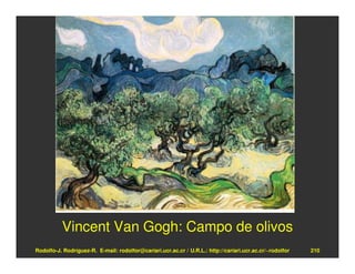 Vincent Van Gogh: Campo de olivos
Rodolfo-J. Rodríguez-R. E-mail: rodolfor@cariari.ucr.ac.cr / U.R.L.: http://cariari.ucr.ac.cr/~rodolfor   210
 