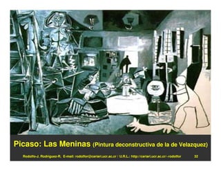Picaso: Las Meninas (Pintura deconstructiva de la de Velazquez)
  Rodolfo-J. Rodríguez-R. E-mail: rodolfor@cariari.ucr.ac.cr / U.R.L.: http://cariari.ucr.ac.cr/~rodolfor   32
 