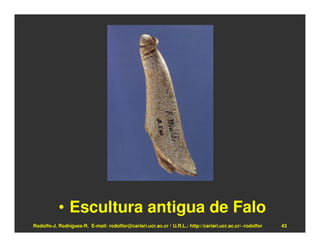 • Escultura antigua de Falo
Rodolfo-J. Rodríguez-R. E-mail: rodolfor@cariari.ucr.ac.cr / U.R.L.: http://cariari.ucr.ac.cr/~rodolfor   43
 