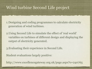 Wind turbine Second Life project


1. Designing and coding programmes to calculate electricity
   generation of wind turbi...
