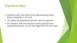 Unit Root Testing Flowchart ders 3.3 Unit root testing section 3 .pptx