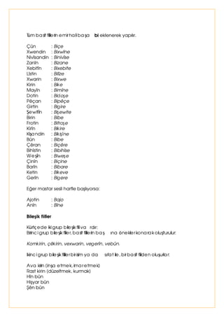 ü 7UNoHGHNLùJLELRNXQXU 
W %XKDUILQELULYXUJXOXGLèHULYXUJXVX]ROPDNÕ]HUHLNLWRQX 
YDUGÛU9XUJXVX]RODQÛ7ÕUNÀHGHNLWVHVLQLYHULU9XUJXOX 
RODQÛQGDGLOXFXÕVWYHDOWGLæOHUDUDVÛQGDÏQHGRèUX 
X]DWÛOÛUYHWHODIIX]HGLOLUNHQGLæOHUWDUDIÛQGDQGLOHEDVWÛUÛOÛU 
¯UQHN 
9XUJXVX]6ÇWLOND]DQ 