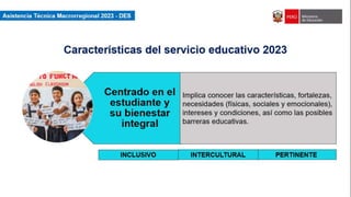 Asistencia Técnica Macroregional 2023-DES
 