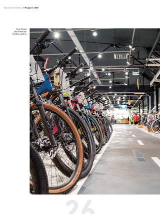 Eine Filiale
des ­Fahrrad-
händlers B.O.C.
Deutsche EuroShop  /  M a gaz i n 2021
 