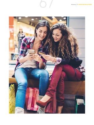 67 Marketing / INVESTOR REL ATIONS
 