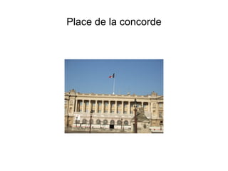 Place de la concorde