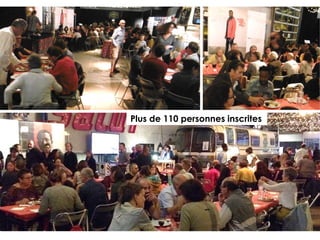 Plus de 110 personnes inscrites
 