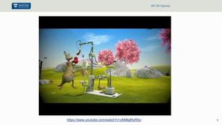 9
AR VR Games
https://www.youtube.com/watch?v=zNMlglRyRSo
 