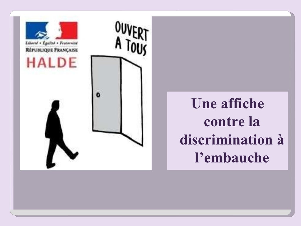 des affiches contre les discriminations